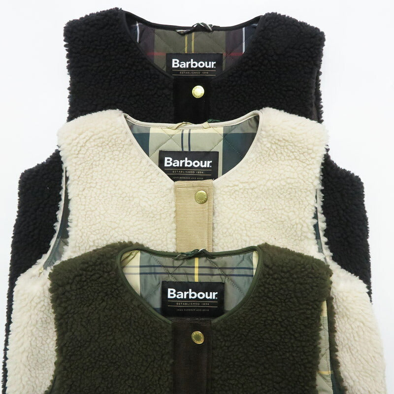 BarbourバブアーDulsieボアライナーベストレディースLLI0016【2025年秋冬新作】