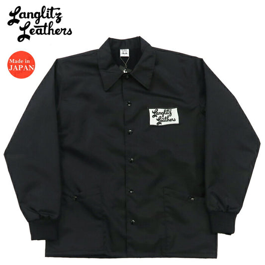 ラングリッツレザーズ Langlitz Leathers ヘビーナイロンツイル ウインドブレーカー LLJ-003 Type-A Flag Patch コーチジャケット 【2024-25年秋冬新作】