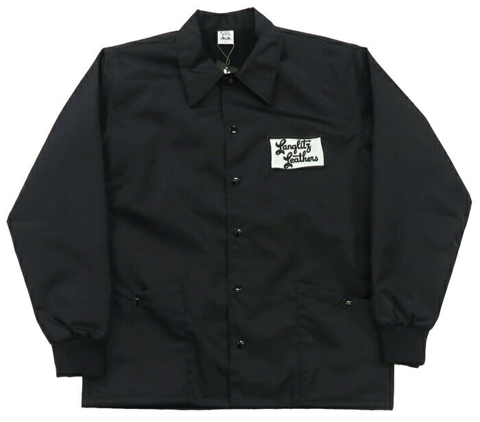 ラングリッツレザーズ Langlitz Leathers ヘビーナイロンツイル ウインドブレーカー LLJ-003 Type-A Flag Patch コーチジャケット 【2024-25年秋冬新作】