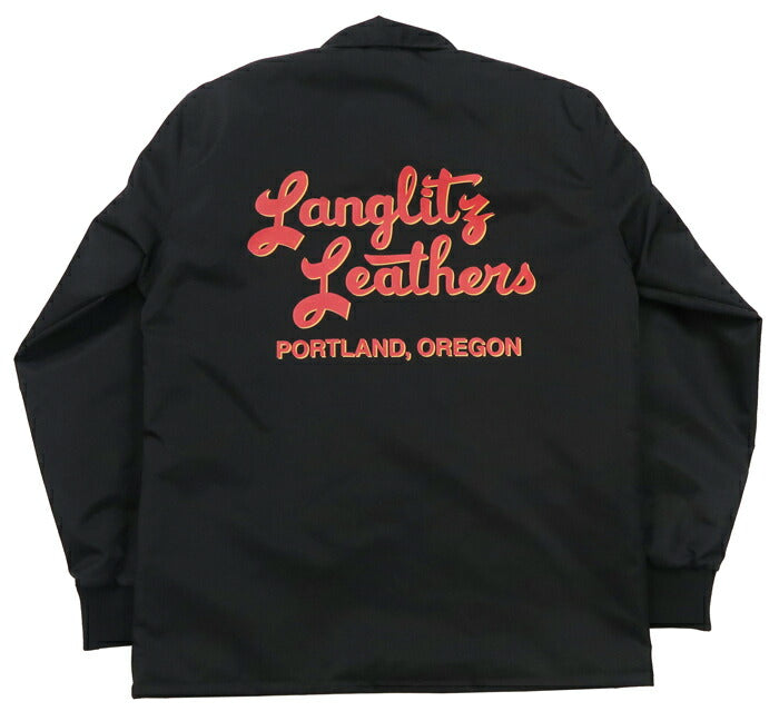 ラングリッツレザーズ Langlitz Leathers ヘビーナイロンツイル ウインドブレーカー LLJ-003 Type-A 2TONE コーチジャケット 【2024-25年秋冬新作】