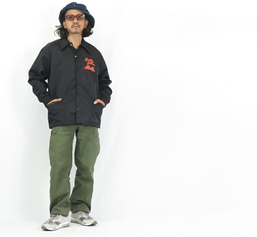 ラングリッツレザーズ Langlitz Leathers ヘビーナイロンツイル ウインドブレーカー LLJ-003 Type-A 2TONE コーチジャケット 【2024-25年秋冬新作】