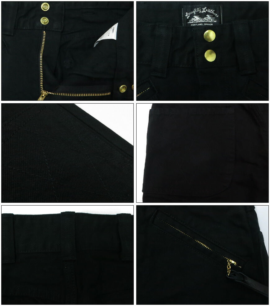 ラングリッツレザーズLanglitzLeathers13ozブラックデニムコンペティションパンツB.DCompetitionBreeches【2020年秋冬新作】