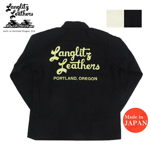 ラングリッツレザーズ Langlitz Leathers デニム 長袖 ワーク シャツ プリント LLS-002 TYPEA25【2025年春夏新作】