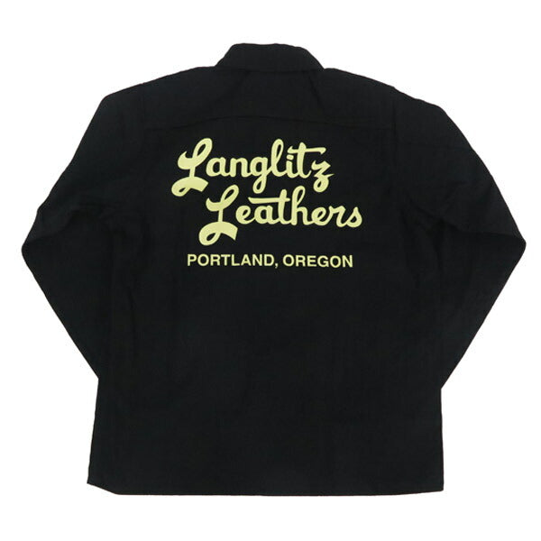 ラングリッツレザーズ Langlitz Leathers デニム 長袖 ワーク シャツ プリント LLS-002 TYPEA25【2025年春夏新作】