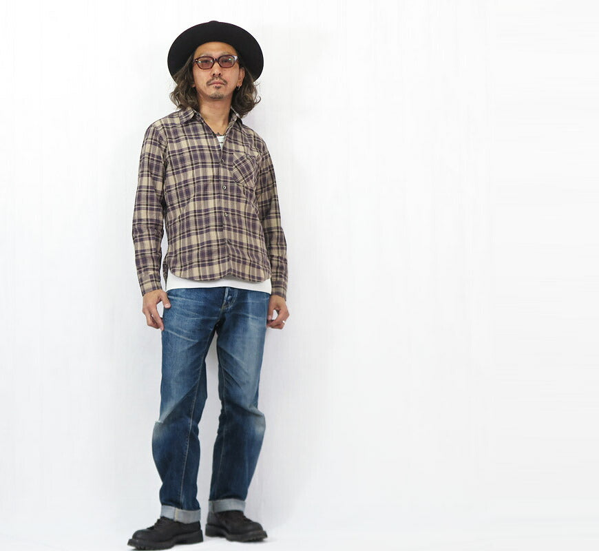 デラックスウェア DELUXEWARE LV-34 CLASSIC CHECK  長袖 クラシックチェックシャツ 【2026年春夏新作】