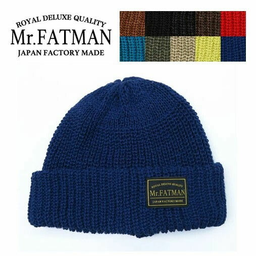 Mr.FATMAN ミスターファットマン HUE コットンニット ワッチキャップ FAT HATTER No.5191010【2024-25年秋冬新作】