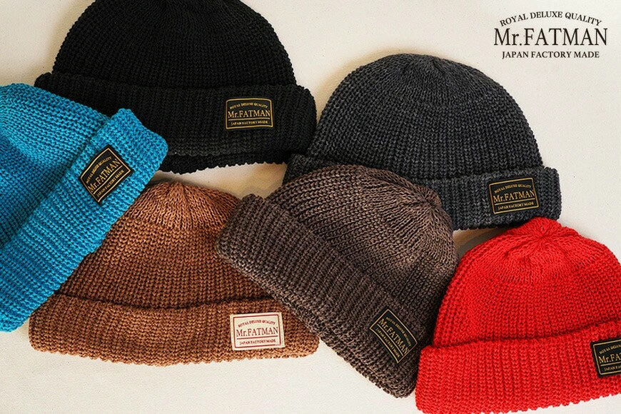 Mr.FATMAN ミスターファットマン HUE コットンニット ワッチキャップ FAT HATTER No.5191010【2024-25年秋冬新作】