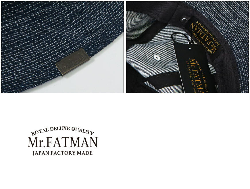 Mr.FATMAN ミスターファットマン デニム ファティーグハット PATRICK 5233002 【2025年秋冬新作】