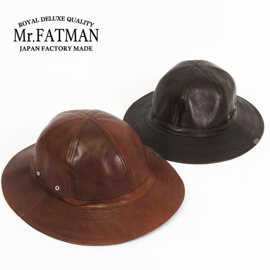 Mr.FATMAN ミスターファットマン ホースハイド ファティーグハット 馬革 ベジタブルタンニング イタリアンレザー 5244009 【2024-25年秋冬新作】