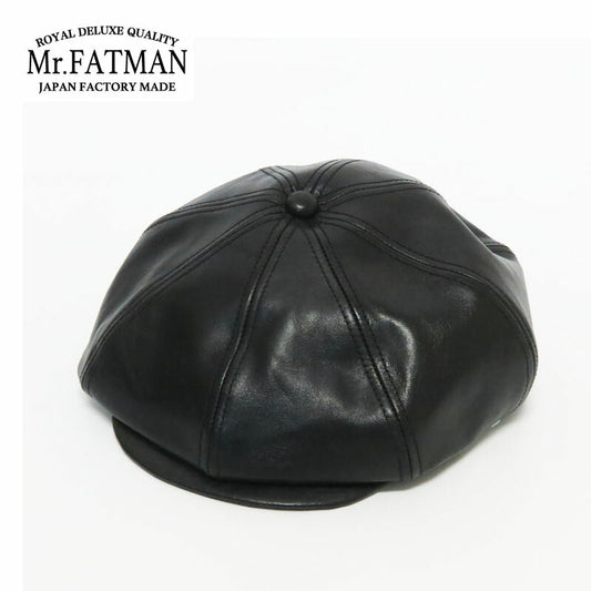 Mr.FATMAN ミスターファットマン レザービッグキャスケット LEATHER BIG CASQUETTE 5254009【2025年秋冬新作】