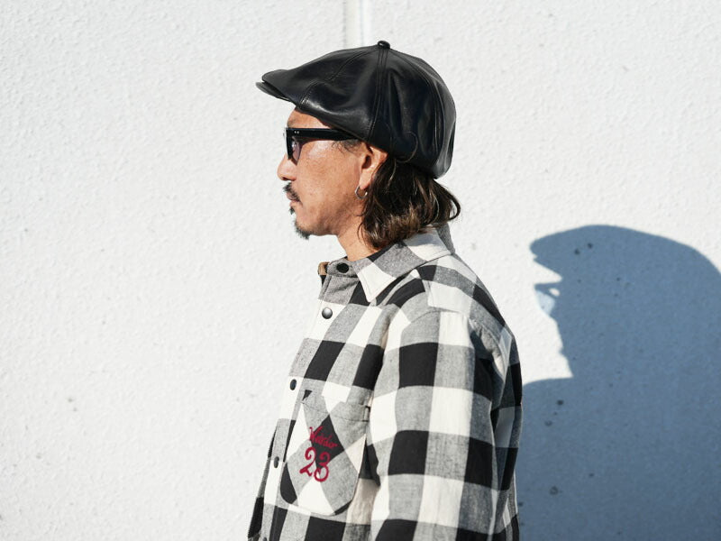 Mr.FATMAN ミスターファットマン レザービッグキャスケット LEATHER BIG CASQUETTE 5254009【2025年秋冬新作】