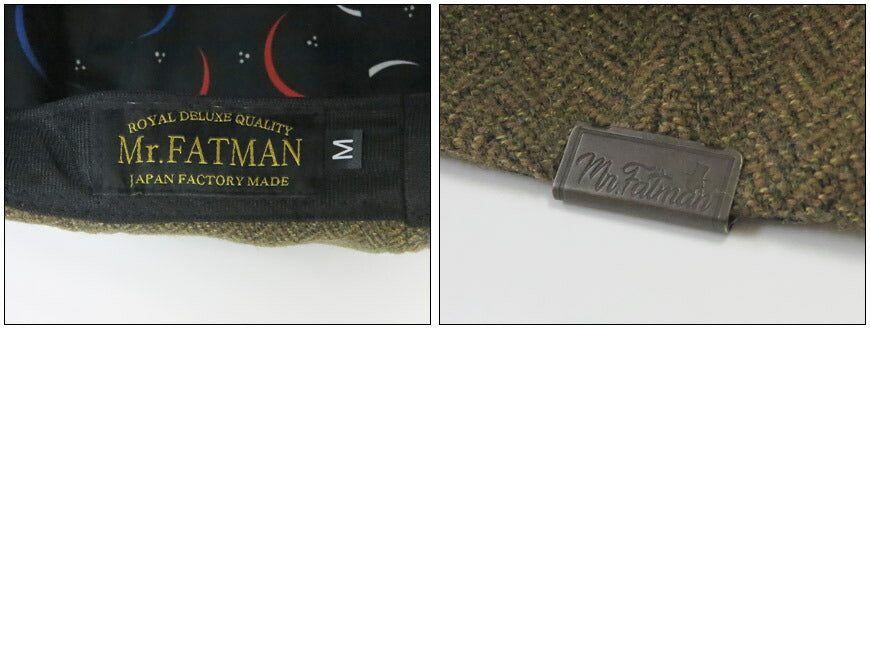 Mr.FATMAN ミスターファットマン ラッキーダンウール キャスケット  LUCKY DAN WOOL HBT 5254011【2025年秋冬新作】