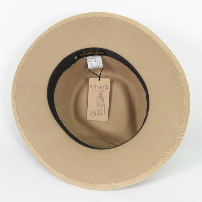 J.J. WILLIAMS By Mr.FATMAN ミスターファットマン ウールフェルトハット TWO DOLLAR WOOL 6253001 【2025年秋冬新作】