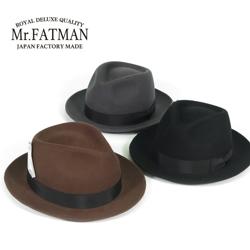 J.J. WILLIAMS By Mr.FATMAN ミスターファットマン ウールフェルトハット LEADBOY WOOL 6253005 【2025年秋冬新作】