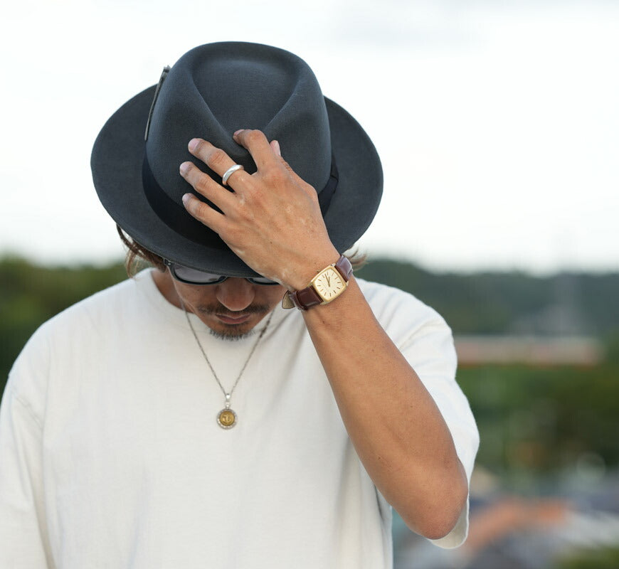 J.J. WILLIAMS By Mr.FATMAN ミスターファットマン ウールフェルトハット LEADBOY WOOL 6253005 【2025年秋冬新作】