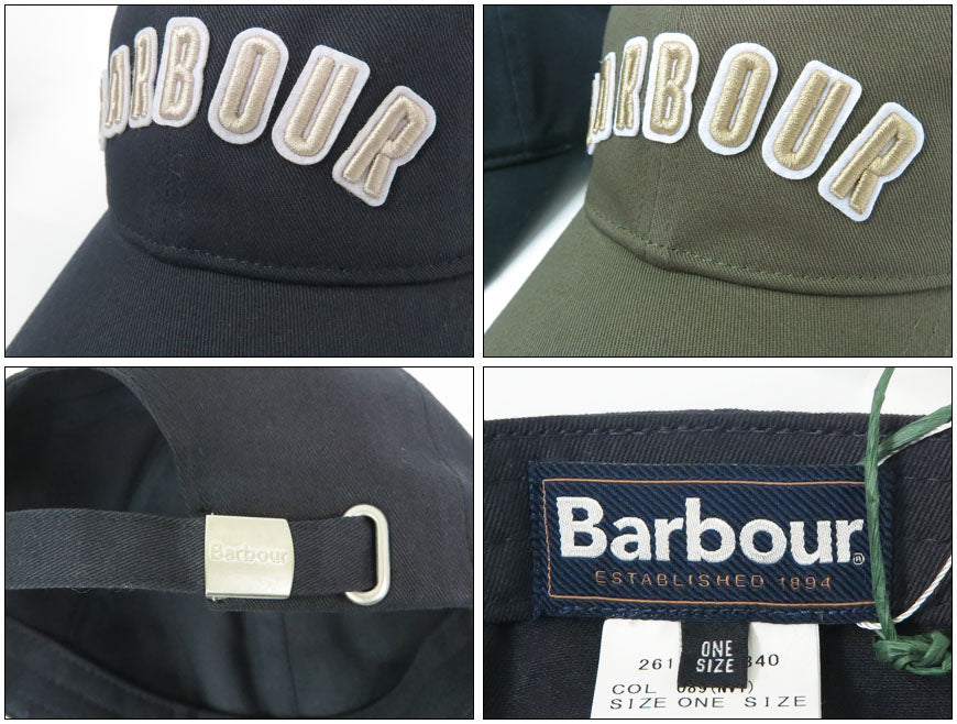 Barbour バブアー  コットン６パネル キャップ 帽子 MHA0840【2026年春夏新作】