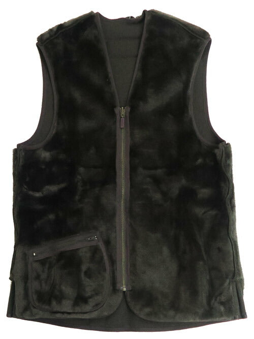 Barbour バブアー フロントジップ ファー ライナー ベスト レギュラーフィット BEDALE / BEAUFORT用 MLI004 【2025年秋冬新作】