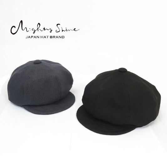 Mighty Shine マイティーシャイン HERRINGBONE LANA CASQUETTE ラナテック キャスケット 帽子 MS1244006【2025年春夏新作】