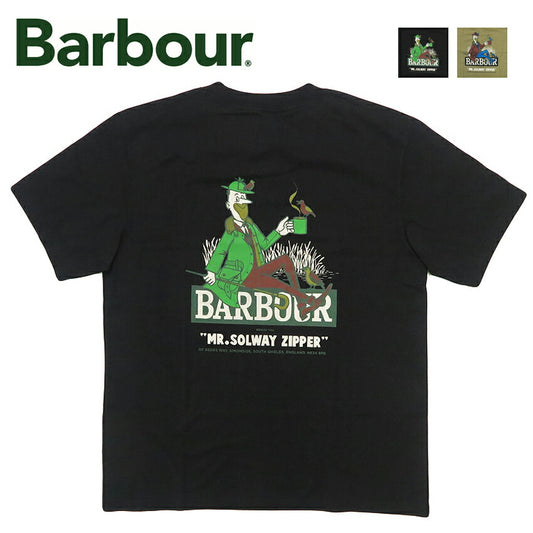 Barbour バブアー 半袖 Tシャツ Heritage / ヘリテージ プラス Campbell オーバーサイズ ドロップショルダー MTS1490 【2025年秋冬新作】