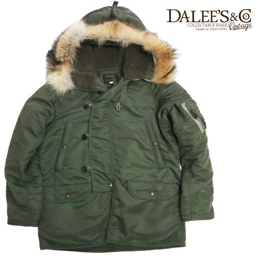 DALLES & CO ダリーズ＆コー NA3 ヘビーゾーン ミリタリー ジャケット Navy Army Jacket N-3B デラックスウェア DELUXEWARE  【2025年秋冬新作】