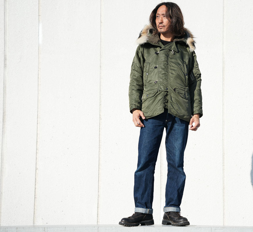 DALLES & CO ダリーズ＆コー NA3 ヘビーゾーン ミリタリー ジャケット Navy Army Jacket N-3B デラックスウェア DELUXEWARE  【2025年秋冬新作】