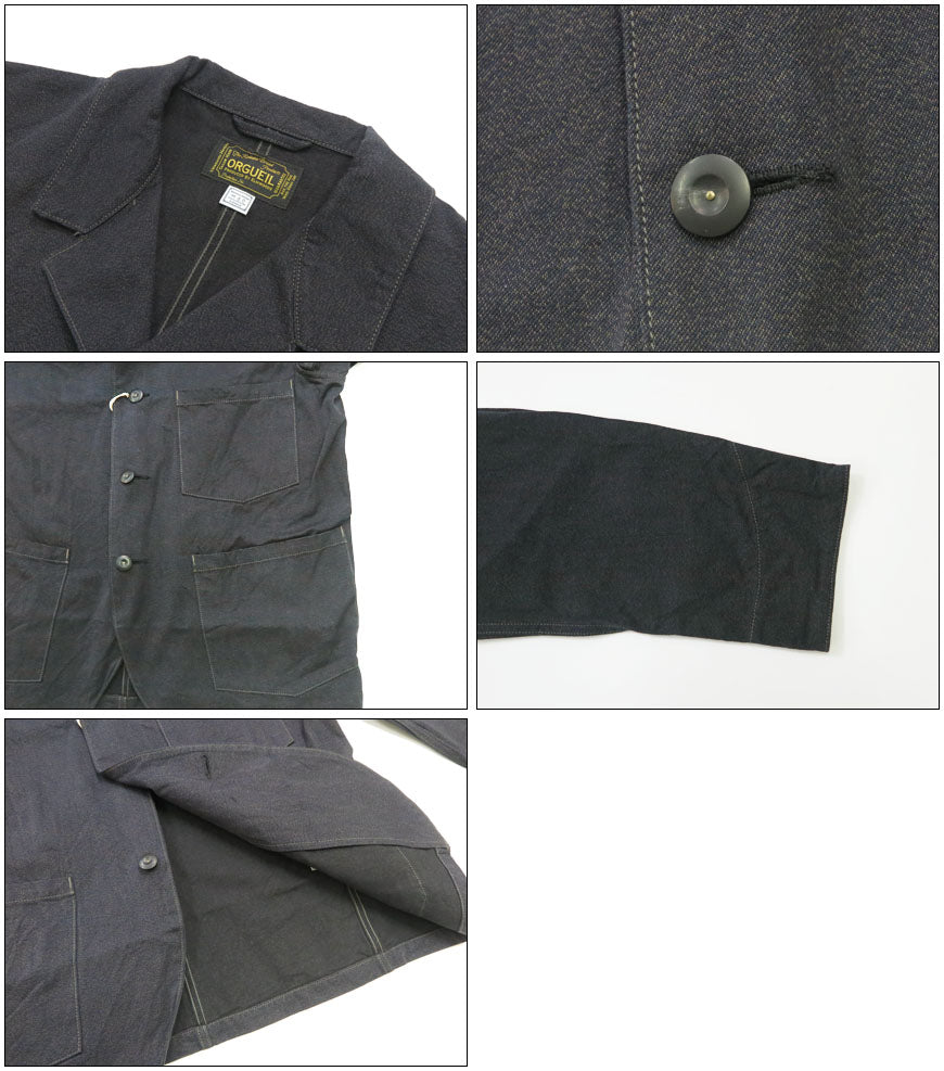 ORGUEIL オルゲイユ インディゴサックジャケット Indigo Sack Jacket OR-4329【2025年秋冬新作】
