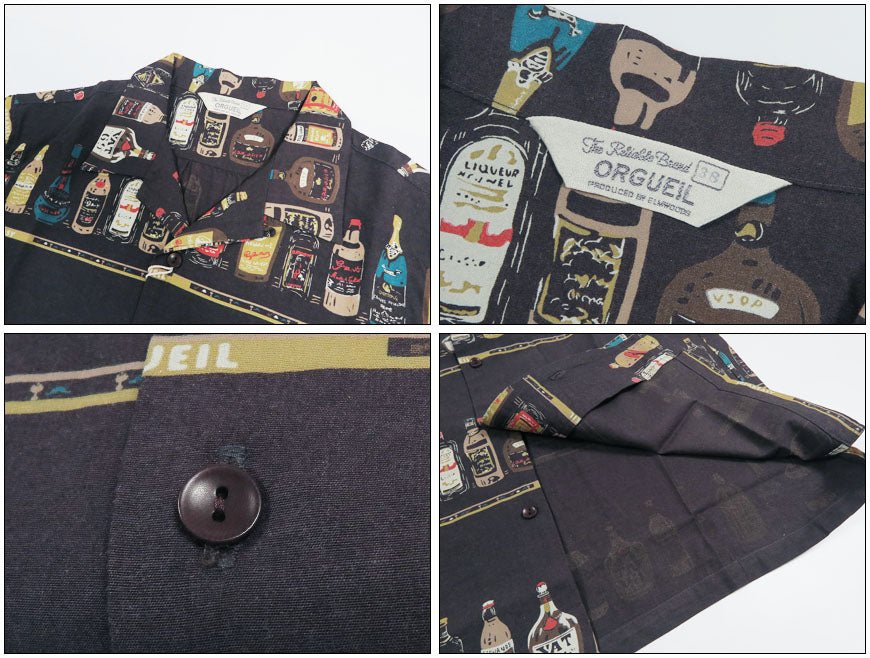 ORGUEIL オルゲイユ 半袖 オープンカラーシャツ Speakeasy Short Sleeve Shirt OR-5126【2026年春夏新作】