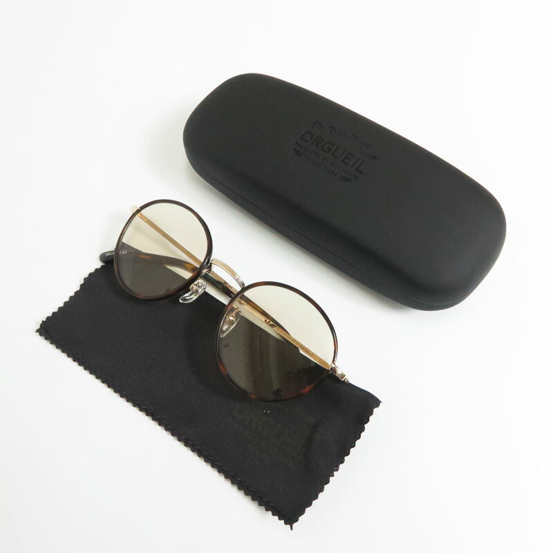 ORGUEIL オルゲイユ サングラス ラウンド型 色付きレンズ Sunglasses 眼鏡 OR-7370【2026年春夏新作】