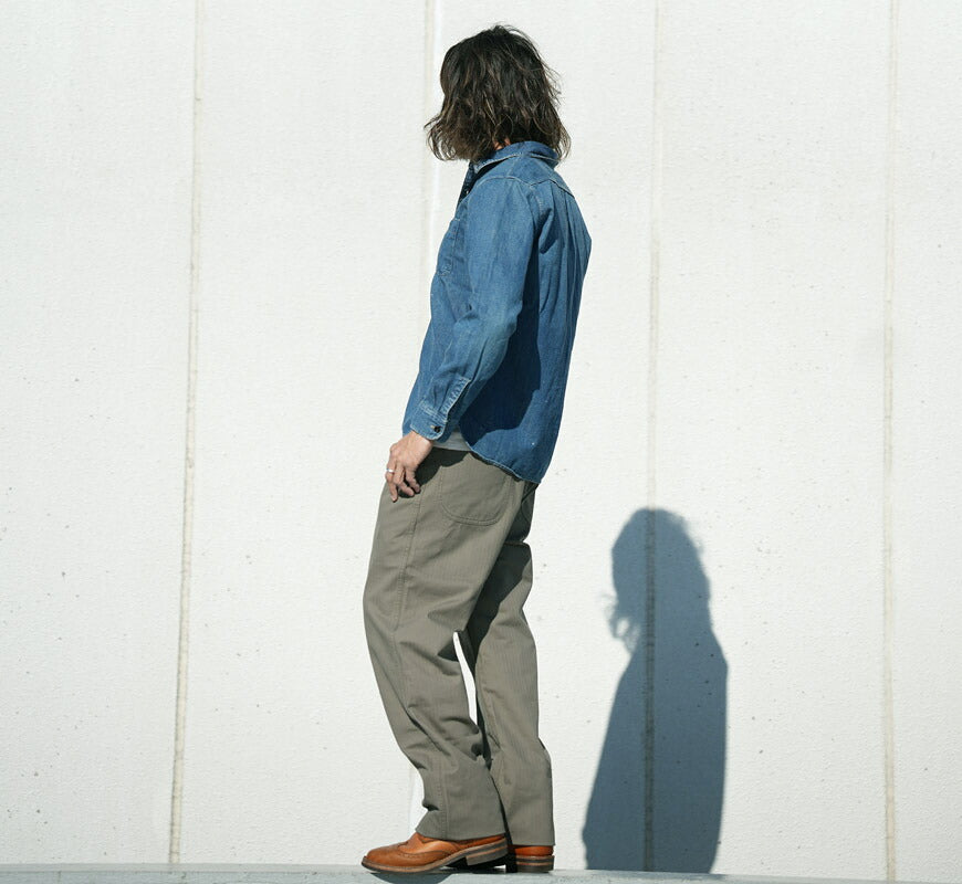 フェローズ Pherrow's ワークパンツ ヘリンボーンツイルミリタリーパンツ P-41 HBT