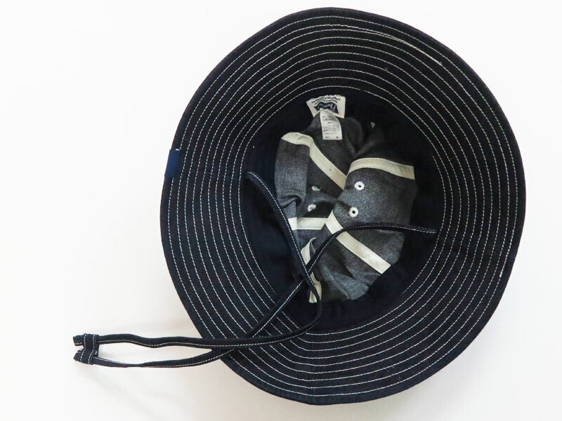 フェローズ Pherrow's U.S.NAVY ミリタリー ジャングルハット 迷彩/カモフラ/ベージュ/デニム PJH1 【2025年秋冬新作】