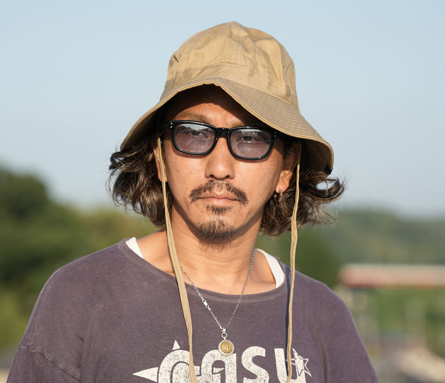 フェローズ Pherrow's U.S.NAVY ミリタリー ジャングルハット 迷彩/カモフラ/ベージュ/デニム PJH1 【2025年秋冬新作】