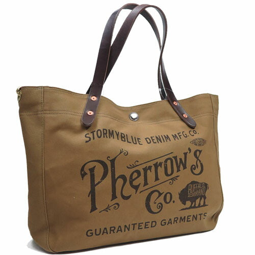 フェローズ Pherrow's トートバッグ 2WAY TOTE BAG ウォバッシュストライプ PSBG1【2024-25年秋冬新作】