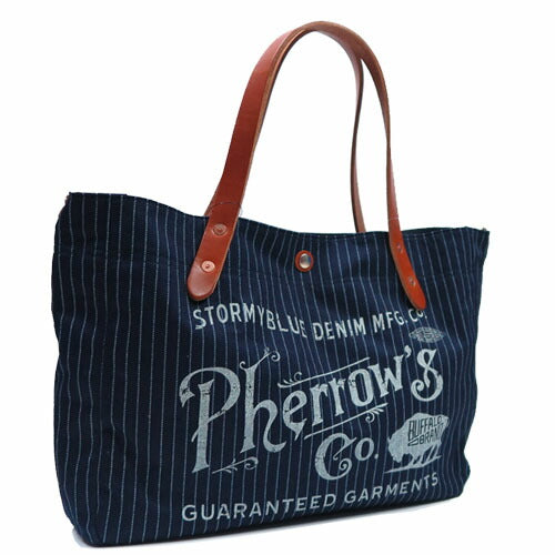 フェローズ Pherrow's トートバッグ 2WAY TOTE BAG ウォバッシュストライプ PSBG1【2024-25年秋冬新作】