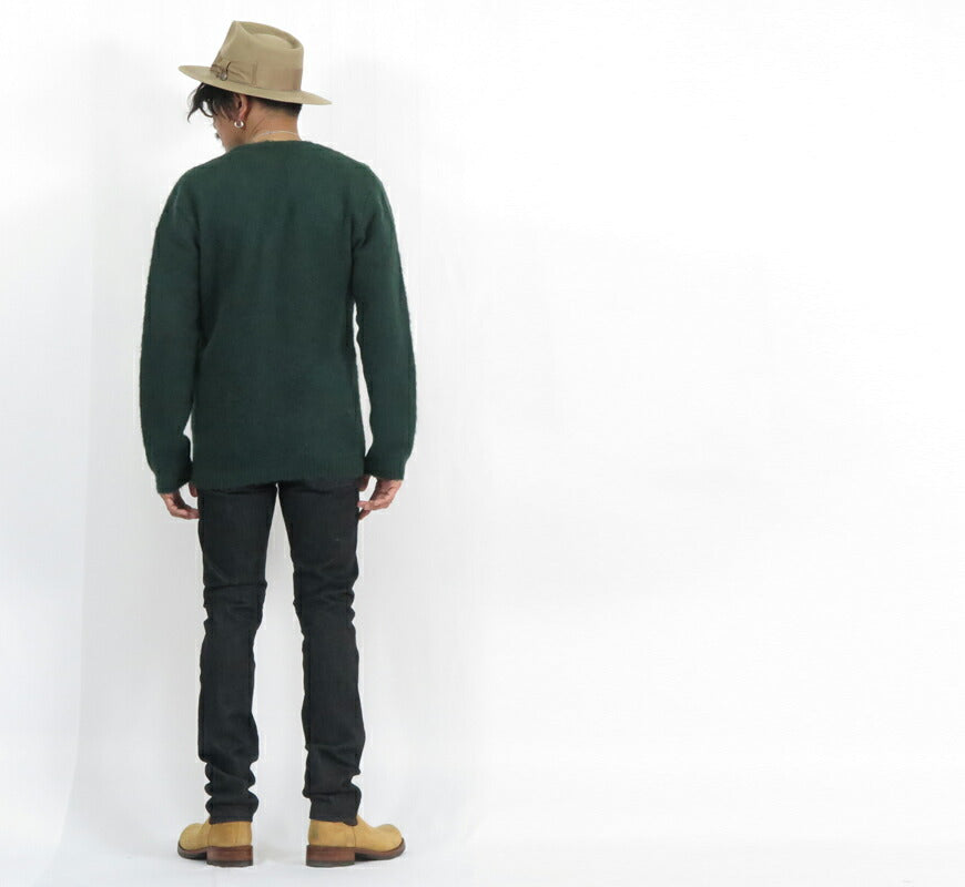 JELADO ジェラード クルーネック ボーダー モヘア セーター Lithium モヘヤ RG13839 【2025年秋冬新作】