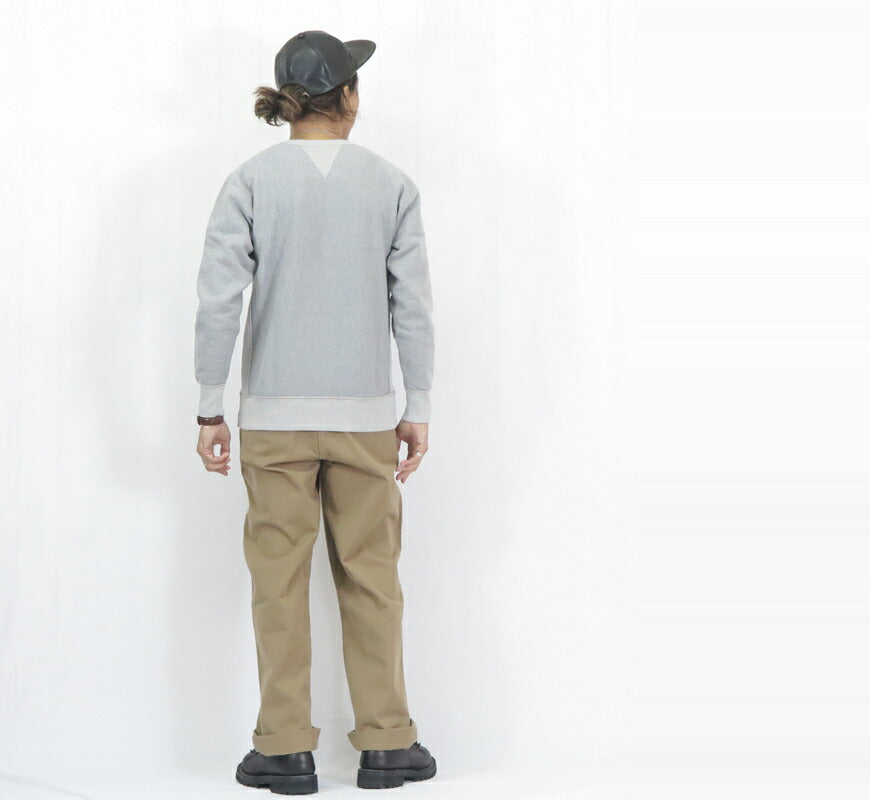 デラックスウェア DELUXEWARE クルーネック スウェット シンプル 1940sサイドパネルスウェットシャツ RVW-RV【2025年秋冬新作】