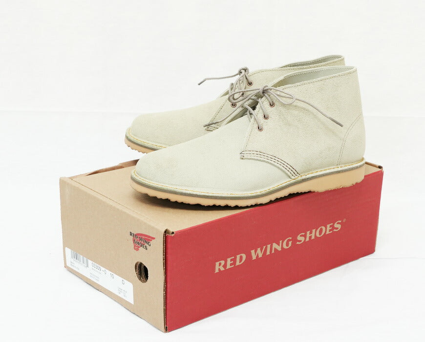 REDWING レッドウィング WEEKENDER CHUKKA チャッカブーツ モハヴェ ホワイトサンド ラフアウト Dワイズ STYLE No.3309 【2025年秋冬新作】