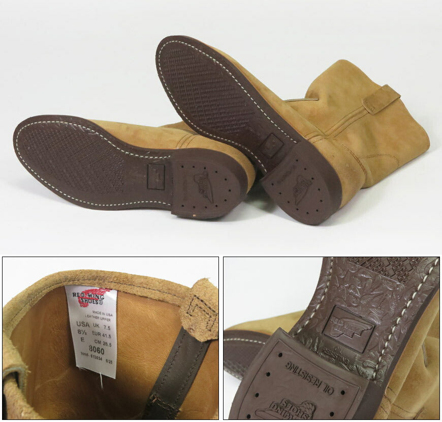 REDWING レッドウィング 11" PECOS ペコス ホーソーンミュールスキナーラフアウト ワーク ブーツ レザー NO.8060 【2025年秋冬新作】