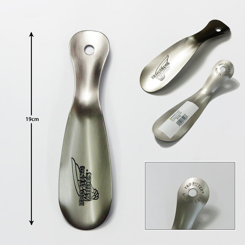 REDWING レッドウィング 純正 シューホーン 靴べら スチール ブーツホーン BOOT HORN BRUSHED NICKEL No.95186