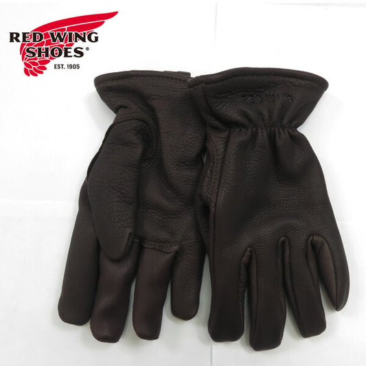 REDWING レッドウィング グローブ 手袋 ブラウンバックスキン 鹿革 裏地付き Gloves Lined Brown Buckskin 95231【2024-25年秋冬新作】