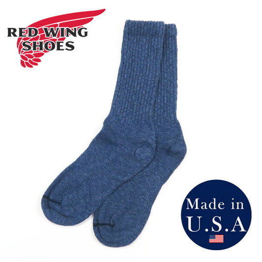 REDWING レッドウィング コットンブレンド ラグクルー ブーツソックス 靴下 Cotton Blend Ragg Crew Over-dyed STYLE NO.97650【2025年秋冬新作】