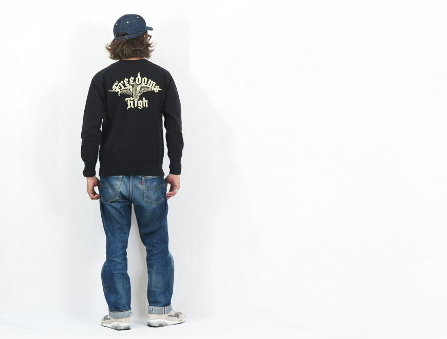 デラックスウェア DELUXEWARE フラットシーマ クルーネック スウェット FREEDOMS ユニオンスペシャル S101-46 【2025年秋冬新作】