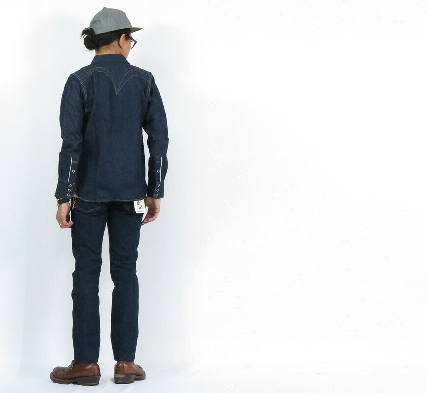 サムライジーンズSAMURAIJEANSジーンズS511AX新・511モデルスリムテーパード18oz藍+サムライコットンセルビッチデニムワンウォッシュジーパン【2021-22年秋冬新作】