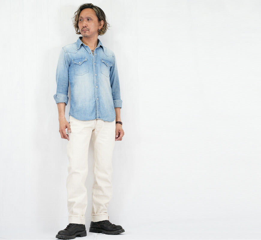 サムライジーンズ SAMURAI JEANS 18oz サムライコットン キナリ ジーンズ S710SC-KI スリムストレート 【2026年春夏新作】