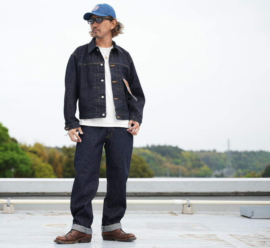 ストラスバーガー STRASSBURGER & Co. 14.5oz デニムジャケット 1st 大戦モデル SBJ-145-301 JUMBOセルビッチデニム 【2026年春夏新作】