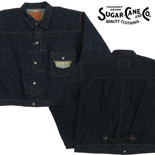 SUGAR CANE シュガーケーン 13oz デニム ジャケット 1936モデル サイズ46-48 Tバック仕様 ファーストタイプ 1st ジージャン Gジャン SC11936T 【2025年秋冬新作】