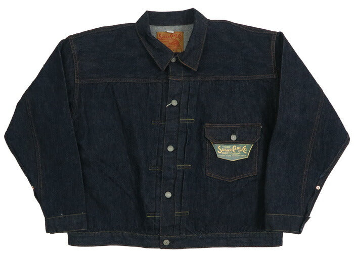 SUGAR CANE シュガーケーン 13oz デニム ジャケット 1936モデル サイズ46-48 Tバック仕様 ファーストタイプ 1st ジージャン Gジャン SC11936T 【2025年秋冬新作】