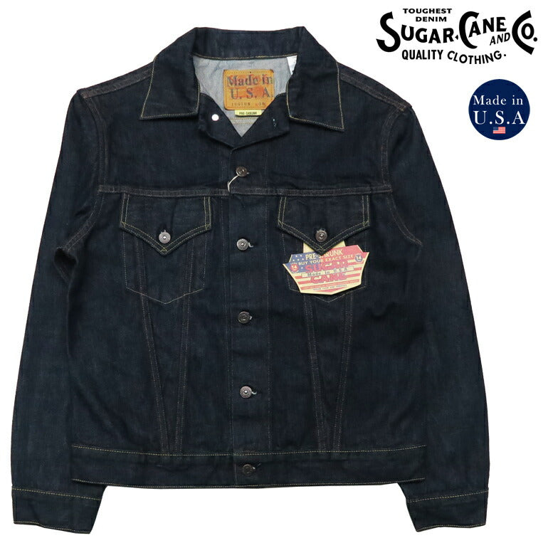 SUGARCANEシュガーケーンMadeInU.S.A14oz.デニムジャケットサードタイプNOSコーンデニムSC11967US【2023年春夏新作】