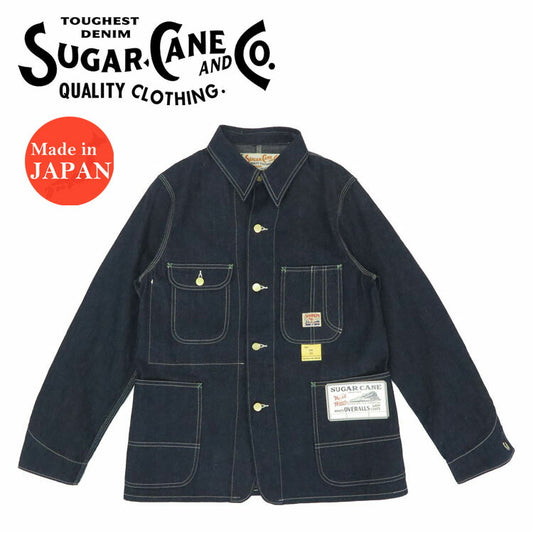 SUGAR CANE シュガーケーン 11oz ブルーデニム ワークコート カバーオール SC15655【2024-25年秋冬新作】