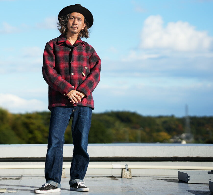 SUGAR CANE シュガーケーン コットンチェック / ウールブランケット ワーク ジャケット SC15843 【2025年秋冬新作】