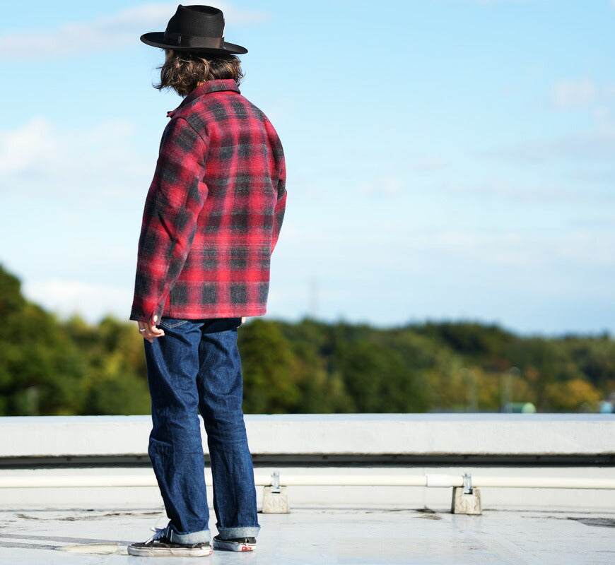 SUGAR CANE シュガーケーン コットンチェック / ウールブランケット ワーク ジャケット SC15843 【2025年秋冬新作】